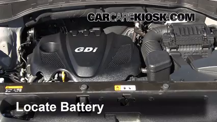 How to Jumpstart a 2013-2016 Hyundai Santa Fe - 2013 Hyundai Santa Fe ...